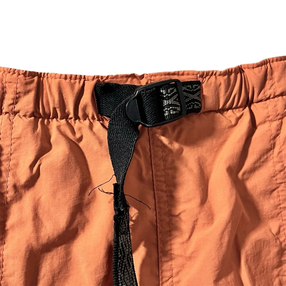 Columbia Swim Trunks Men’s Large Orange Nylon Lined Quick Dry Belted Shorts